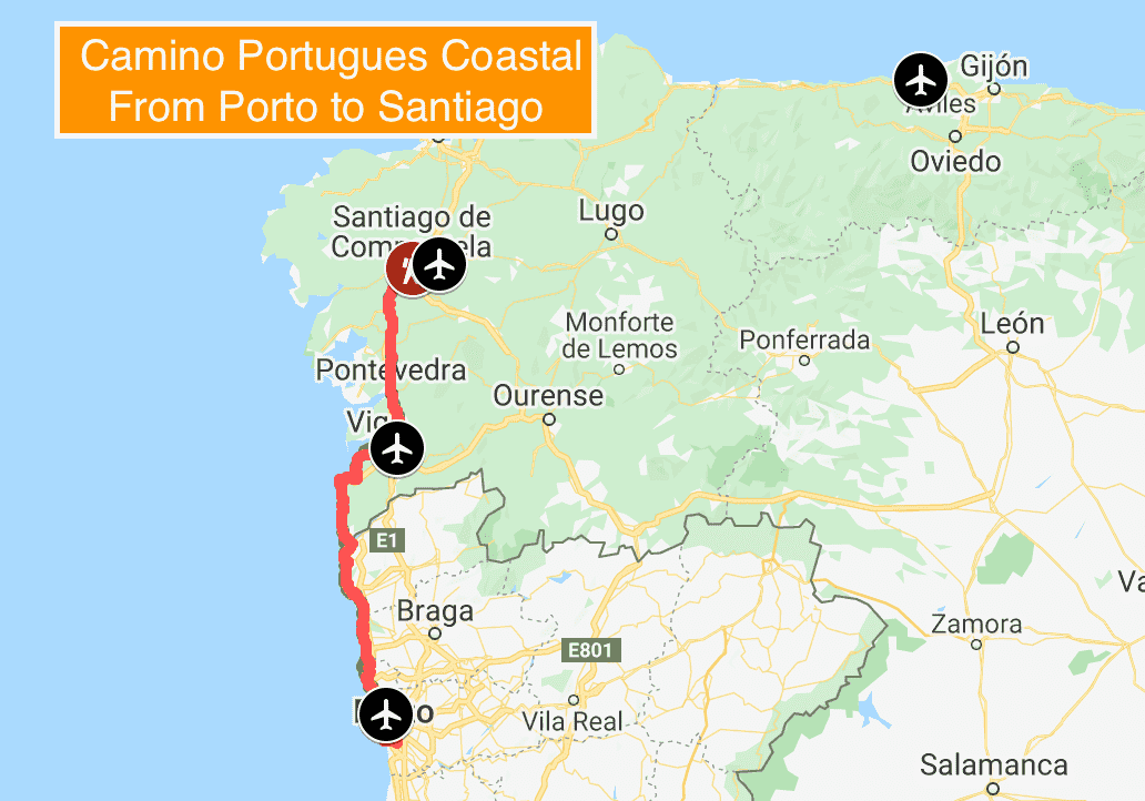 Camino-Portugues-coastal-map