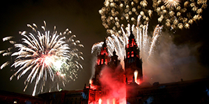 fireworks-santiago-cathedral-st-james-festival-camino-de-santiago-caminoways
