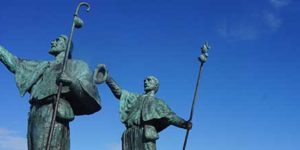 pilgrim-sculpture-the-french-way-sarria-santiago